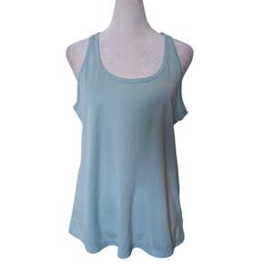 Columbia Blue Omni-Freeze Antimicrobial Activewear Running Tank Medium